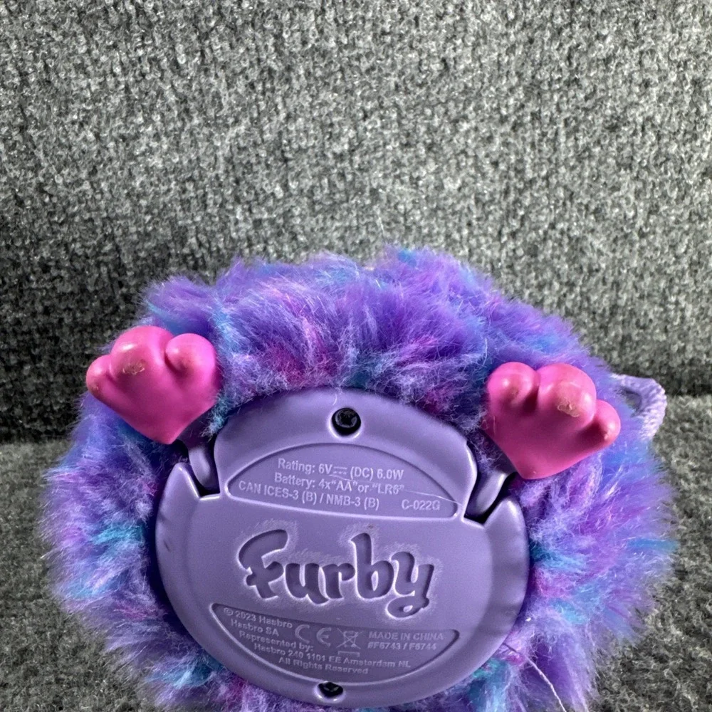 Furby Purple‎ Plush Interactive Electronic Pet Toy 2023 Hasbro Tested Works